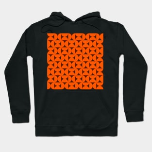 retro geometrical seventies style pattern Hoodie